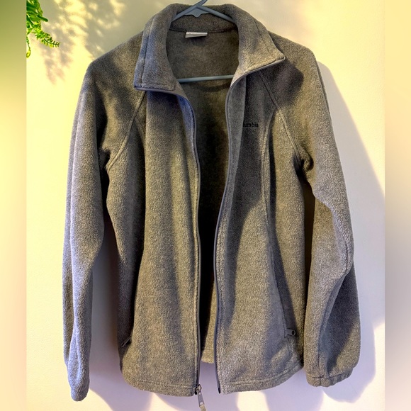 Columbia Gray Benton Springs Fleece Jacket M - Picture 2 of 7